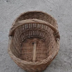 Old Handwoven Wicker Basket, 1950s -Storage Furniture Sales 2024 old handwoven wicker basket 1950s 0 4