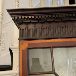 Outstanding Quality Antique Mahogany Inlaid Bureau Bookcase -Storage Furniture Sales 2024 outstanding quality antique mahogany inlaid bureau bookcase sku12355582 0 14