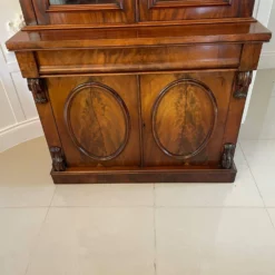 Unknown Outstanding Quality Antique Victorian Figured Mahogany Glazed Cupboard Bookcase -Storage Furniture Sales 2024 outstanding quality antique victorian figured mahogany glazed cupboard bookcase sku26455195 0 8