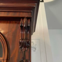 Unknown Outstanding Quality Antique Victorian Figured Mahogany Glazed Cupboard Bookcase -Storage Furniture Sales 2024 outstanding quality antique victorian figured mahogany glazed cupboard bookcase sku26455195 0 9