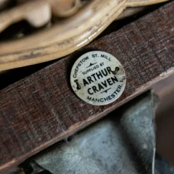 Oversized Industrial Wicker Mill Cart 'Arthur Craven Manchester' -Storage Furniture Sales 2024 oversized industrial wicker mill cart arthur craven manchester 0 7