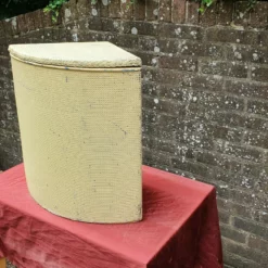 Unknown Painted Lloyd Loom Style Yellow Painted Corner Linen Basket. -Storage Furniture Sales 2024 painted lloyd loom style yellow painted corner linen basket sku42187096 0 1 scaled