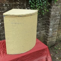 Unknown Painted Lloyd Loom Style Yellow Painted Corner Linen Basket. -Storage Furniture Sales 2024 painted lloyd loom style yellow painted corner linen basket sku42187096 0 2 scaled