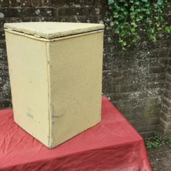 Unknown Painted Lloyd Loom Style Yellow Painted Corner Linen Basket. -Storage Furniture Sales 2024 painted lloyd loom style yellow painted corner linen basket sku42187096 0 8 scaled