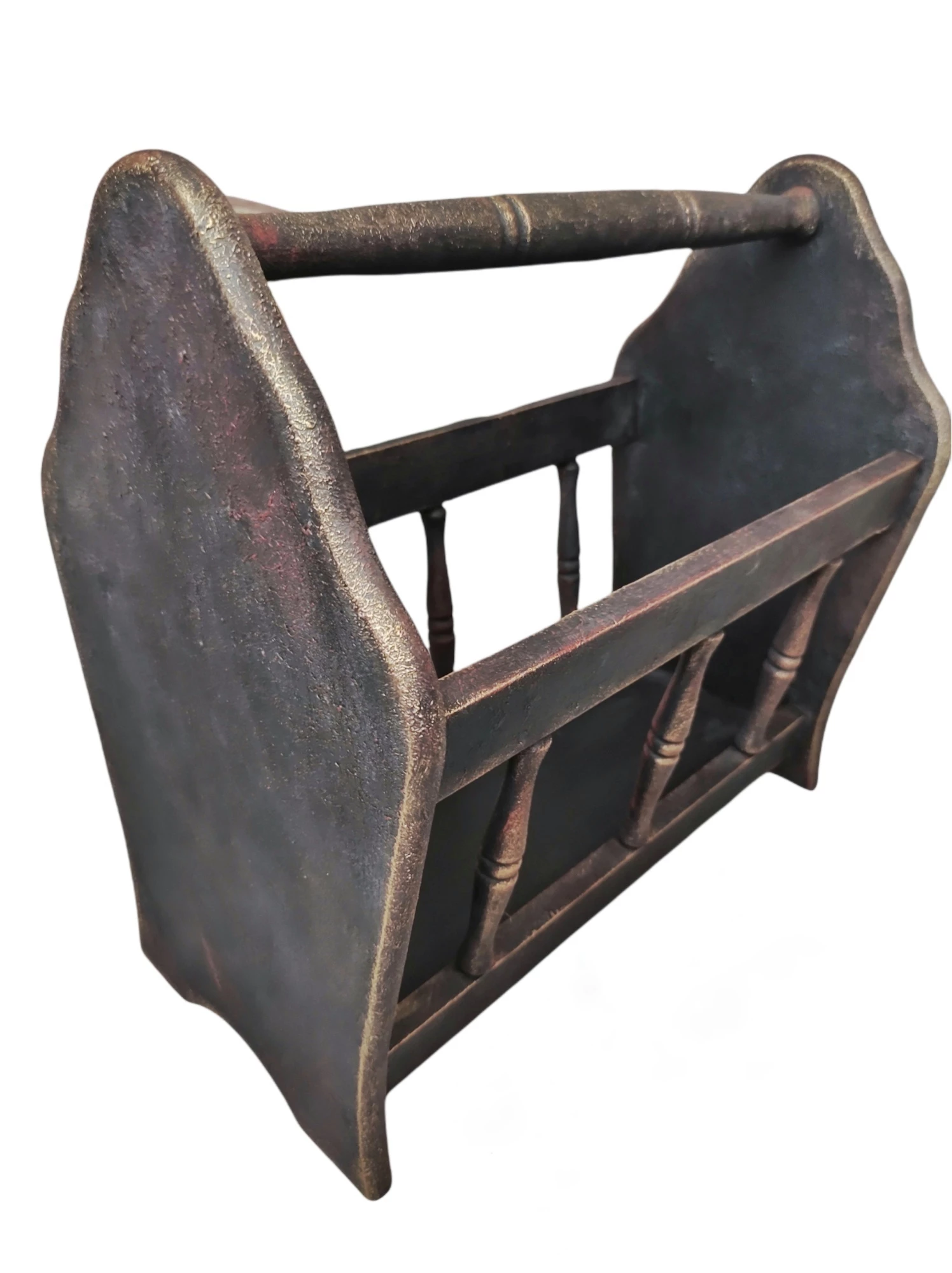 Painted Magazine Basket Magazine Holder 1 Painted Magazine Basket Magazine Holder