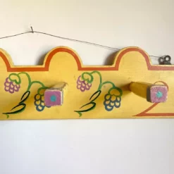 Unknown Painted Pine Coat Rack Hooks, Bloomsbury Style 11 Unknown Painted Pine Coat Rack Hooks, Bloomsbury Style -Storage Furniture Sales 2024 painted pine coat rack hooks sku30218038 0 2