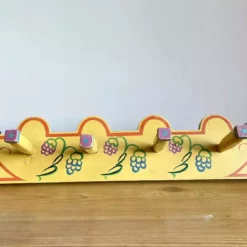 Unknown Painted Pine Coat Rack Hooks, Bloomsbury Style 14 Unknown Painted Pine Coat Rack Hooks, Bloomsbury Style -Storage Furniture Sales 2024 painted pine coat rack hooks sku30218038 0 5