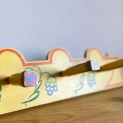 Unknown Painted Pine Coat Rack Hooks, Bloomsbury Style 16 Unknown Painted Pine Coat Rack Hooks, Bloomsbury Style -Storage Furniture Sales 2024 painted pine coat rack hooks sku30218038 0 7