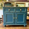 Painted Pine Cupboard, 1990s, Vintage
