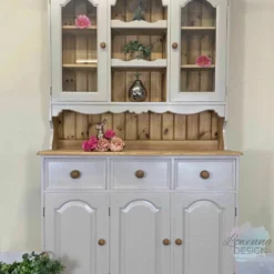 Painted Welsh Dresser Solid Pine Dark Light Grey Sage Green Cream Glazed Cabinet -Storage Furniture Sales 2024 painted welsh dresser solid pine dark light grey sage green cream glazed cabinet sku74401367 0 10