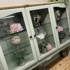 Painted Welsh Dresser Solid Pine Dark Light Grey Sage Green Cream Glazed Cabinet -Storage Furniture Sales 2024 painted welsh dresser solid pine dark light grey sage green cream glazed cabinet sku74401367 0 2