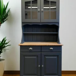Painted Welsh Dresser Solid Pine Dark Light Grey Sage Green Cream Glazed Cabinet -Storage Furniture Sales 2024 painted welsh dresser solid pine dark light grey sage green cream glazed cabinet sku74401367 0 8