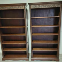 Unknown Pair Of Oak Library Bookcases, 1800s -Storage Furniture Sales 2024 pair of oak library bookcases 1800s sku86037373 0 2