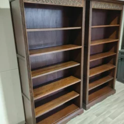 Unknown Pair Of Oak Library Bookcases, 1800s -Storage Furniture Sales 2024 pair of oak library bookcases 1800s sku86037373 0 4