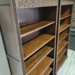 Unknown Pair Of Oak Library Bookcases, 1800s -Storage Furniture Sales 2024 pair of oak library bookcases 1800s sku86037373 0 5