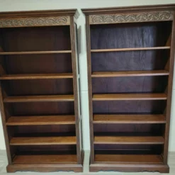 Unknown Pair Of Oak Library Bookcases, 1800s -Storage Furniture Sales 2024 pair of oak library bookcases 1800s sku86037373 0 8