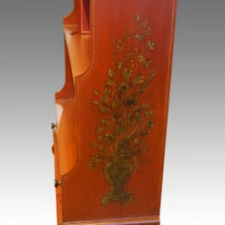 Unknown Pair Of Painted Waterfall Bookcases 8 Unknown Pair Of Painted Waterfall Bookcases -Storage Furniture Sales 2024 pair of painted waterfall bookcases 0 1