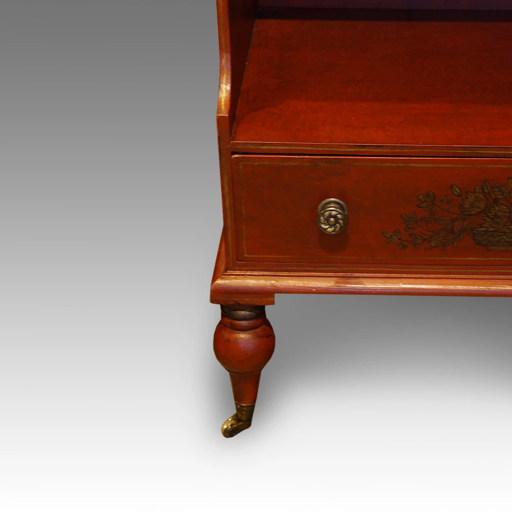 Unknown Pair Of Painted Waterfall Bookcases 3 Unknown Pair Of Painted Waterfall Bookcases - Image 3