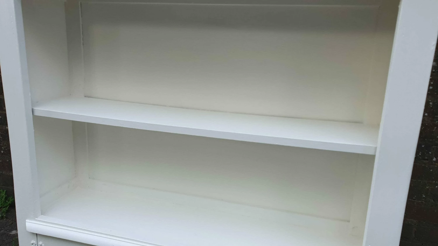 Unknown Pair Of Versatile Vintage Painted Bookcase Shelves Cupboard Storage Unit Farrow And Ball Wimborne White 7 Unknown Pair Of Versatile Vintage Painted Bookcase Shelves Cupboard Storage Unit Farrow And Ball Wimborne White - Image 7