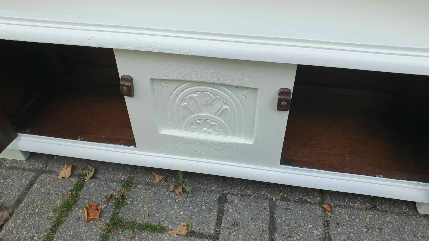 Unknown Pair Of Versatile Vintage Painted Bookcase Shelves Cupboard Storage Unit Farrow And Ball Wimborne White 10 Unknown Pair Of Versatile Vintage Painted Bookcase Shelves Cupboard Storage Unit Farrow And Ball Wimborne White - Image 10