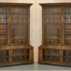 Pair Of Very Important Samuel Pepys 1666 Large Library Bookcases After Original