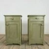 Pair Of Vintage Painted Bedside Cupboards