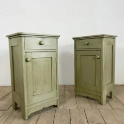 Pair Of Vintage Painted Bedside Cupboards -Storage Furniture Sales 2024 pair of vintage painted bedside cupboards sku67007385 0 4