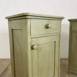 Pair Of Vintage Painted Bedside Cupboards -Storage Furniture Sales 2024 pair of vintage painted bedside cupboards sku67007385 0 5
