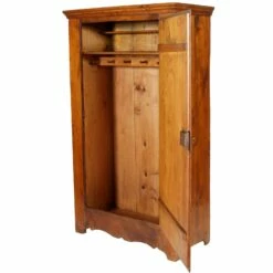 Period Biedermeier Antique Elegant Cupboard Wardrobe Solid Fir Polished To Wax 5 Period Biedermeier Antique Elegant Cupboard Wardrobe Solid Fir Polished To Wax -Storage Furniture Sales 2024 period biedermeier antique elegant cupboard wardrobe solid fir polished to wax 0 1