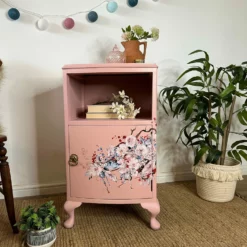 Unknown Pink Vintage Boho Small Side Cupboard -Storage Furniture Sales 2024 pink vintage boho small side cupboard sku34355678 0 5 scaled