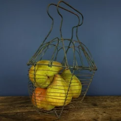 Primitive French Wire Basket, Rustic Egg Basket, 1930s French Salad Basket, Vintage Handled Basket, Vintage Market Basket,Egg Basket 13 Primitive French Wire Basket, Rustic Egg Basket, 1930s French Salad Basket, Vintage Handled Basket, Vintage Market Basket,Egg Basket -Storage Furniture Sales 2024 primitive french wire basket rustic egg basket 1930s french salad basket vintage handled basket vintage market basket egg basket sku40968599 0 3