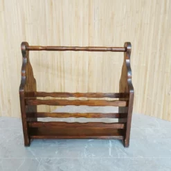 Wooden Magazine Rack -Storage Furniture Sales 2024 primitive magazine rack made of solid wood sku68890653 0 8 scaled