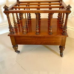 Quality Antique Victorian Figured Walnut Canterbury 12 Quality Antique Victorian Figured Walnut Canterbury -Storage Furniture Sales 2024 quality antique victorian figured walnut canterbury 0 2