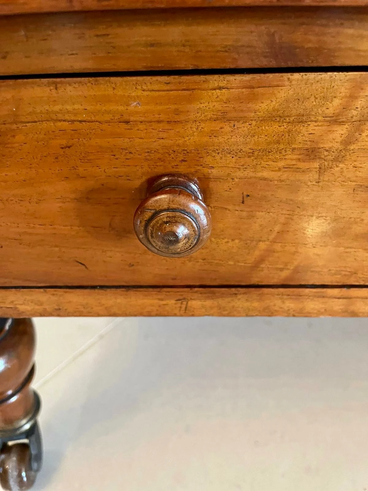 Quality Antique Victorian Figured Walnut Canterbury 9 Quality Antique Victorian Figured Walnut Canterbury - Image 9