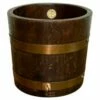 R A Lister & Co Oak 1900s Edwardian Bucket With Brass Braces