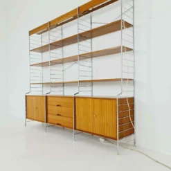 Unknown Rare String Shelf System, Bookcase With Lighting Teak & Metal By Whb Germany, 1950s -Storage Furniture Sales 2024 rare string shelf system bookcase with lighting teak metal by whb germany 1950s sku43901940 0 3 scaled
