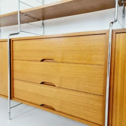 Unknown Rare String Shelf System, Bookcase With Lighting Teak & Metal By Whb Germany, 1950s -Storage Furniture Sales 2024 rare string shelf system bookcase with lighting teak metal by whb germany 1950s sku43901940 0 8 scaled