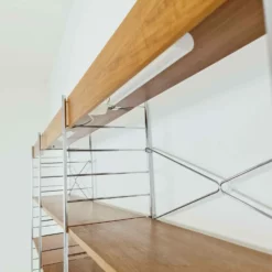 Unknown Rare String Shelf System, Bookcase With Lighting Teak & Metal By Whb Germany, 1950s -Storage Furniture Sales 2024 rare string shelf system bookcase with lighting teak metal by whb germany 1950s sku43901940 0 9 scaled