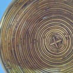 Unknown Rattan And Brass Italian Large Basket Bowl Centerpiece, 1970s -Storage Furniture Sales 2024 rattan and brass italian large basket bowl centerpiece 1970s sku22742442 0 9 scaled