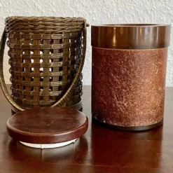Rattan Ice Bucket., 1970s, Vintage -Storage Furniture Sales 2024 rattan ice bucket 1970s vintage sku92640431 0 3