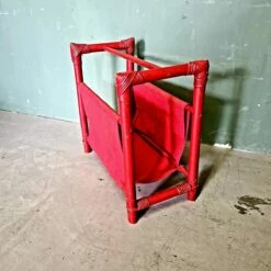 Unknown Rattan Magazine Holder, 1960s, Vintage -Storage Furniture Sales 2024 rattan magazine holder 1960s vintage 0 1