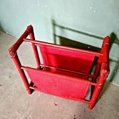 Unknown Rattan Magazine Holder, 1960s, Vintage -Storage Furniture Sales 2024 rattan magazine holder 1960s vintage 0 2