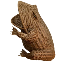 Unknown Rattan Magazine Holder Frog By Olivier Cajan, 1970s -Storage Furniture Sales 2024 rattan magazine holder frog by olivier cajan 1970s sku14058336 0 1