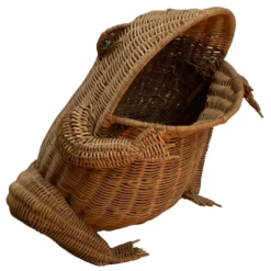 Unknown Rattan Magazine Holder Frog By Olivier Cajan, 1970s -Storage Furniture Sales 2024 rattan magazine holder frog by olivier cajan 1970s sku14058336 0 3