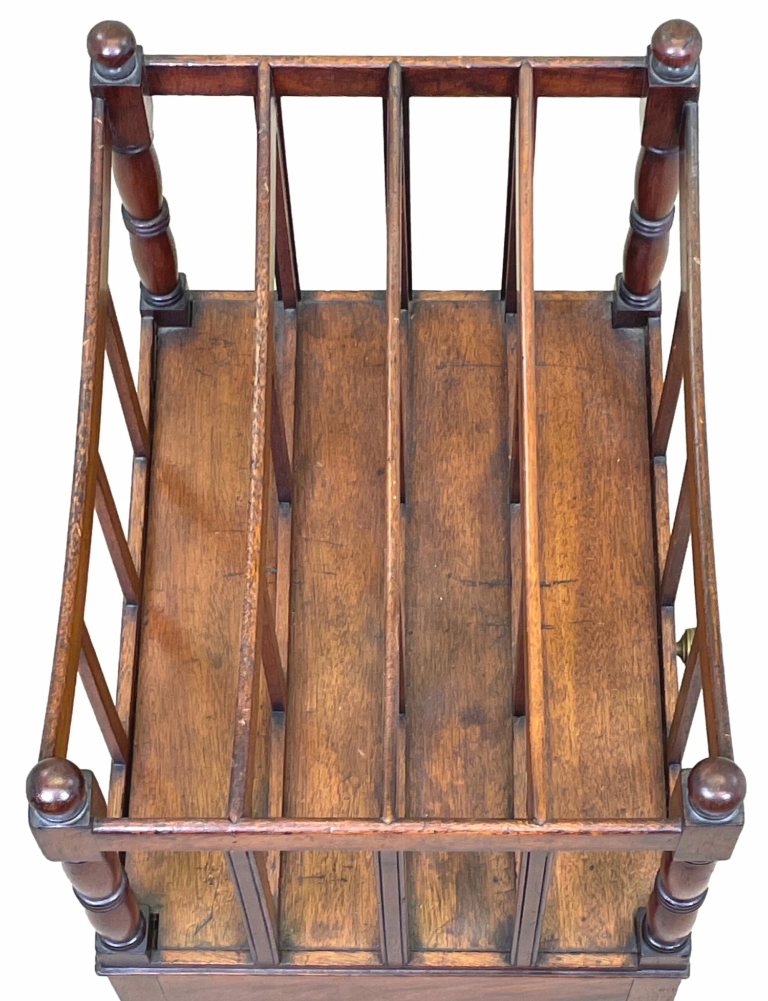 Regency Mahogany Boat Shaped Canterbury (England, Circa 1820) 7 Regency Mahogany Boat Shaped Canterbury (England, Circa 1820) - Image 7