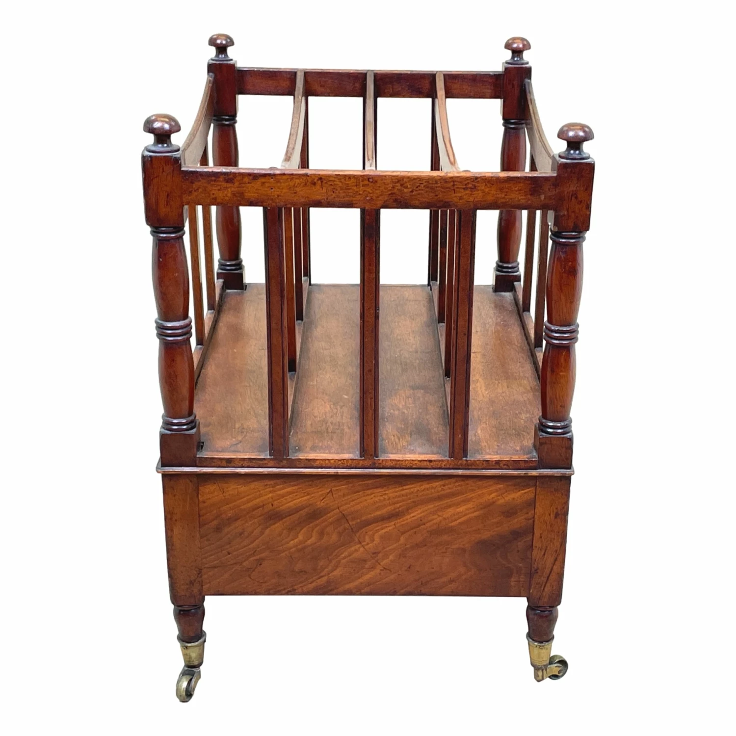 Regency Mahogany Boat Shaped Canterbury (England, Circa 1820) 8 Regency Mahogany Boat Shaped Canterbury (England, Circa 1820) - Image 8