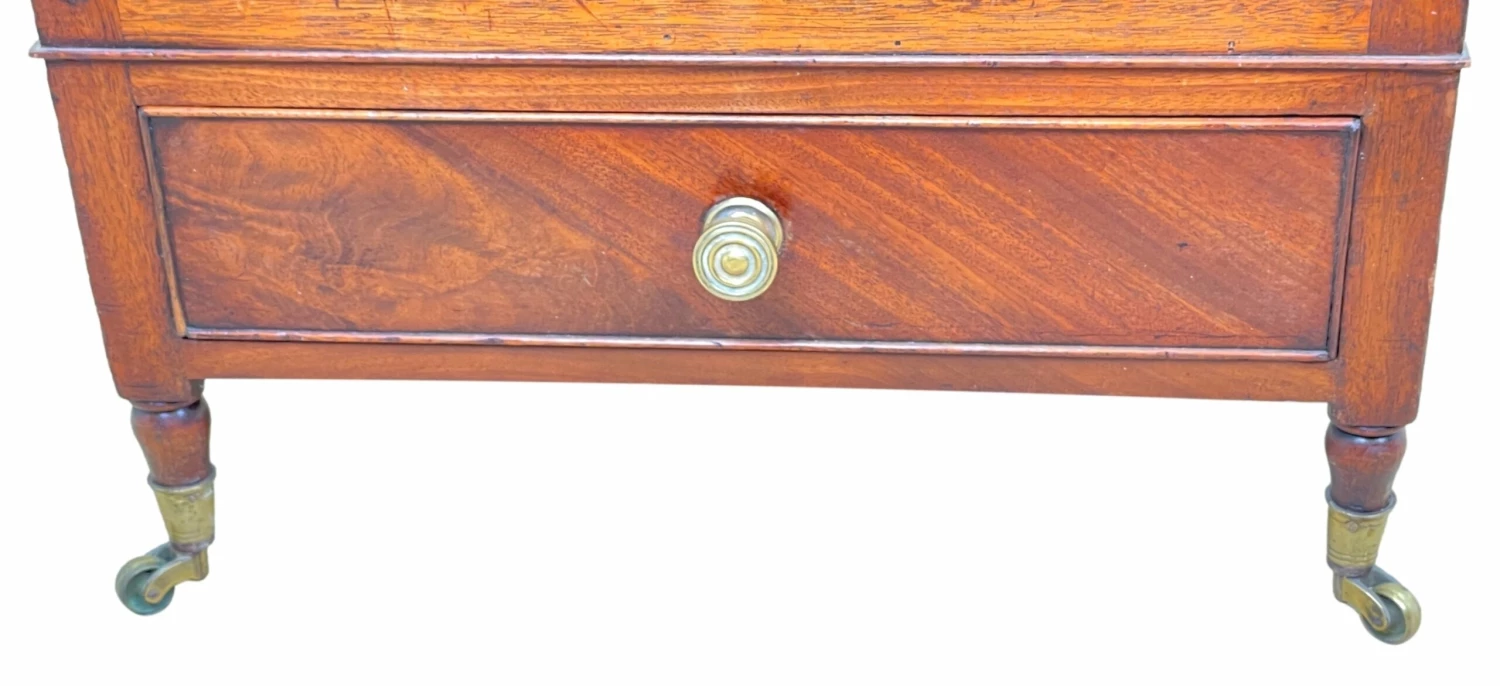 Regency Mahogany Boat Shaped Canterbury (England, Circa 1820) 10 Regency Mahogany Boat Shaped Canterbury (England, Circa 1820) - Image 10