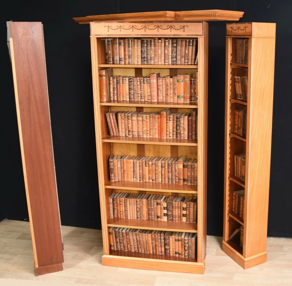 Regency Satinwood Open Bookcase Sheraton 3 Regency Satinwood Open Bookcase Sheraton - Image 3