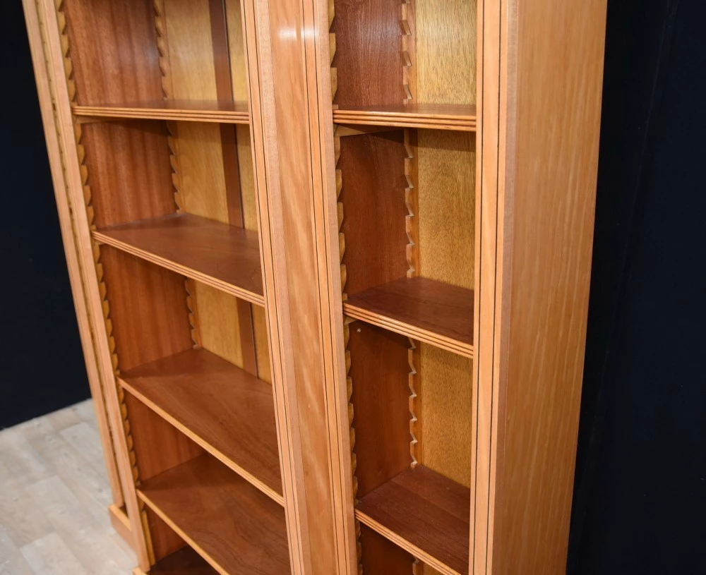Regency Satinwood Open Bookcase Sheraton 6 Regency Satinwood Open Bookcase Sheraton - Image 6