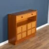 Retro Teak 1960s Nathan Squares Bookcase